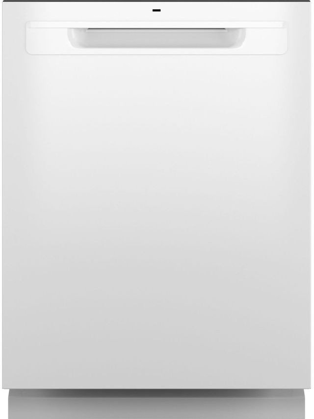 GE® 24" White Built-In Dishwasher