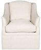 Vanguard® Furniture Vanguard Abigail Jesup Vanilla Swivel Chair-1