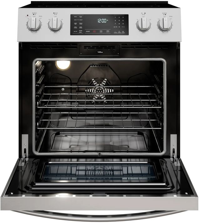 Kenmore® 30” Fingerprint Resistant Stainless Steel Front Control Slide-In Electric Range with Air Fryer  -1