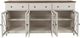 Jofran Inc. Aurora Hills Brushed White 6-Door Accent Chest-2