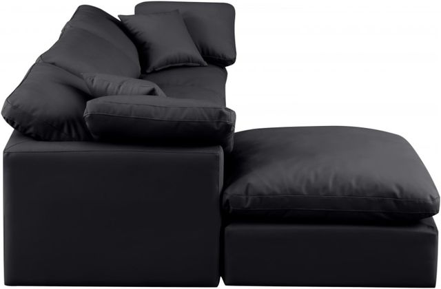 Meridian Furniture Indulge 4-Piece Black Modular Sectional-1
