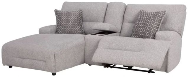 Signature Design by Ashley® Acklen Place 3-Piece Pewter Power Reclining Sectional Sofa-2