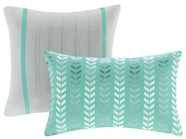 Olliix by Intelligent Design Nadia Teal Full/Queen Comforter Set-1