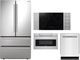 Sharp® 4 Piece Stainless Steel Electric Kitchen Appliance Package-0