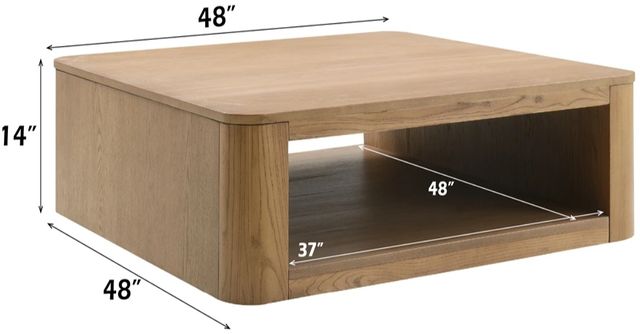 ACME Furniture Zoey Oak Coffee Table-2
