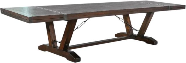Sunny Designs™ Homestead Tabacco Leaf Extension Table with Folding Leaves-0