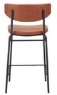 Zuo® Modern Charon Vintage Brown Counter Stool-3