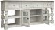 International Furniture Direct Stone Weathered Gray/White 80" TV Stand-3