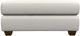 La-Z-Boy® Charlie Ivory Leather Ottoman-1