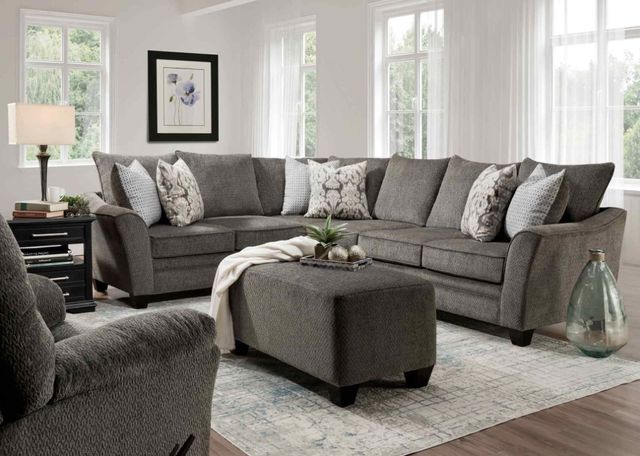 Franklin™ Fairmont Shasta Charcoal Ottoman-1