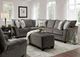 Franklin™ Fairmont Shasta Charcoal Ottoman-1