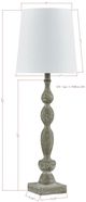 Forty West Chandler Brown Buffet Table Lamp-1