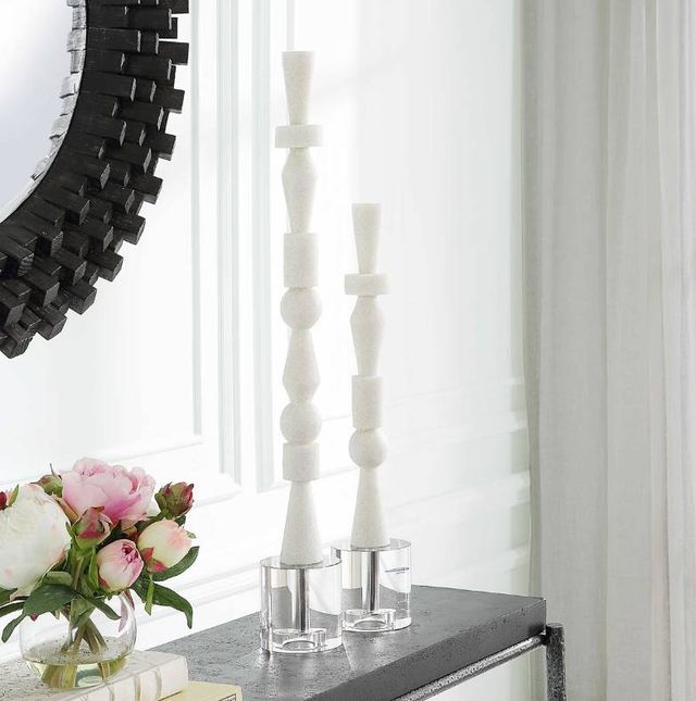 Uttermost® Norte 2-Piece Ivory Sculptures Set-4