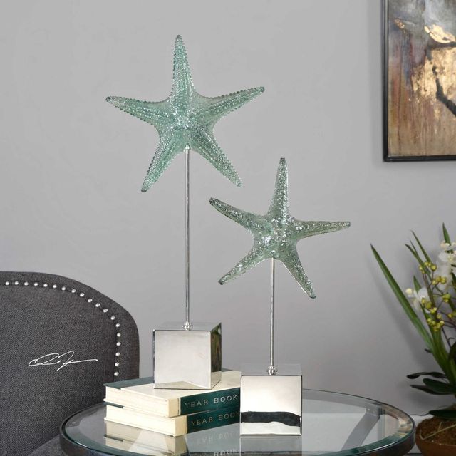 Uttermost by David Frisch Starfish Marine Green Sculptures-1