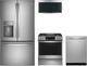GE Profile™ 4 Piece Stainless Steel Gas Kitchen Package-0