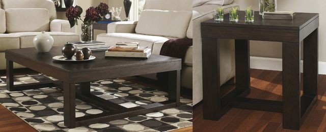 American Wholesale Furniture Kobe 3-Piece Dark Brown Occasional Table Set-0