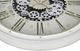 Monarch Specialties Inc. White 30" Oversized Round Wall Clock with Roman Numerals on White Gear Mech-1