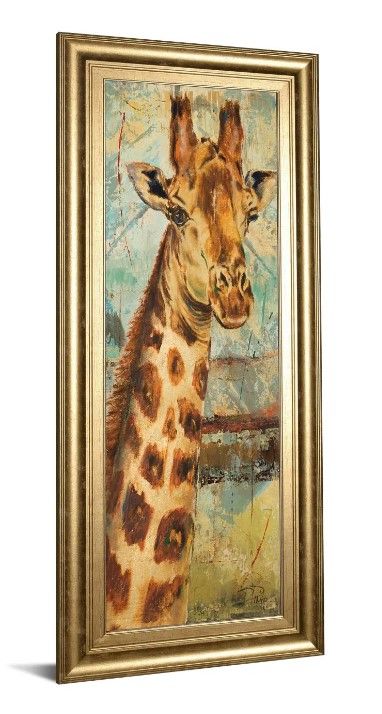 Classy Art New Safari on Teal I by Patricia Pinto Wall Art-1