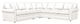 La-Z-Boy® Collins 5-Piece Cream Sectional-0