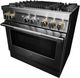 JennAir® RISE™ 36" Stainless Steel Pro Style Dual Fuel Range-4