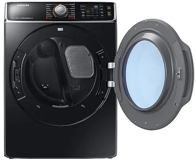 Samsung 9.5 Cu. Ft. Fingerprint Resistant Black Stainless Steel Electric Dryer-3