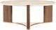 Hooker® Furniture Eleana Light Caramel Round Cocktail Table with Sunlit Bronze Base-0