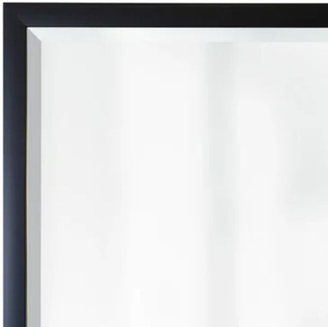 Stylecraft Black Beveled Framed Wall Mirror-1