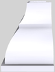 Vent-A-Hood® Designer Series 48" White Wall Mounted Range Hood-4