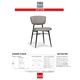 Korson Furniture Astor Dove Gray Side Chair-2