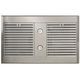 Best® Ispira 36" Stainless Steel Black Glass Island Range Hood-3