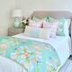 Laura Park Designs Stained Glass Turquoise King Duvet Cover-0