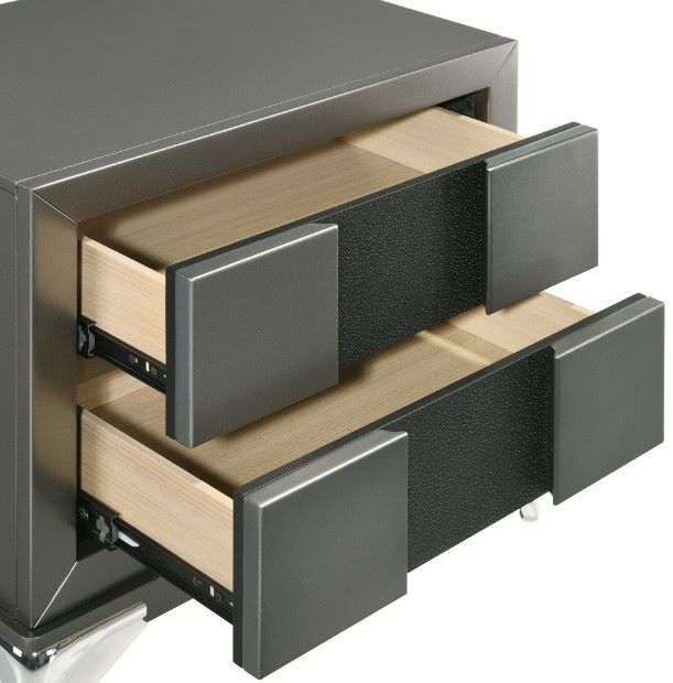 New Classic® Home Furnishings Nocturne Slate Gray Nightstand-4