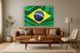 Classy Living Wordly Brazilian Flag Wall Art-1