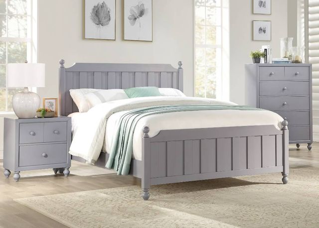 Homelegance® Wellsummer Gray Nightstand-1