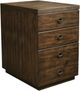 Riverside Furniture Perspectives Brushed Acacia Mobile File Cabinet-0