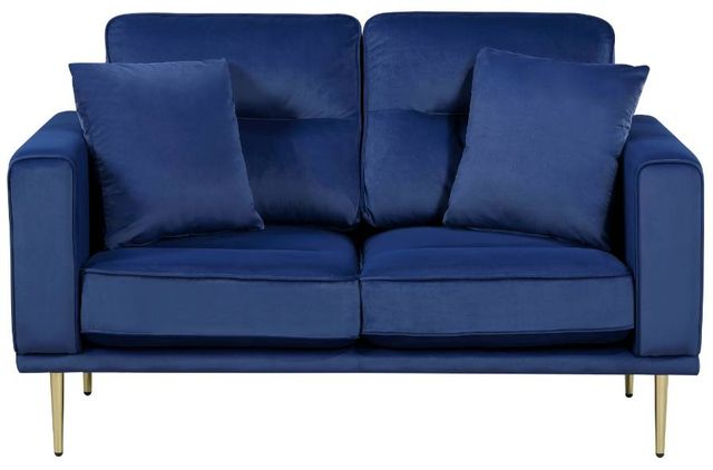 Homelegance® Violetta Blue Loveseat-2