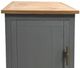 Million Dollar Rustic Harbor Brown End Table with Gray Base-1