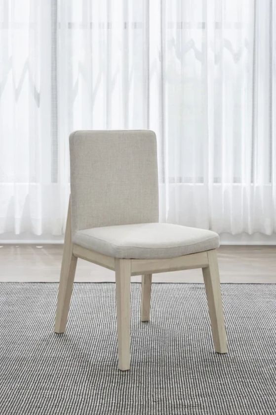 Modus Furniture Liv Natural/White Sand Dining Chair-1