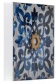 A & B Home 4-Piece Blue/Gold/White Wall Decor Accent Set-1