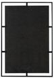 A & B Home Theodor Antique White Rectangular Mirror -3