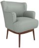 Best® Home Furnishings Customizable Kelida Swivel Chair with Dark Walnut Legs-0