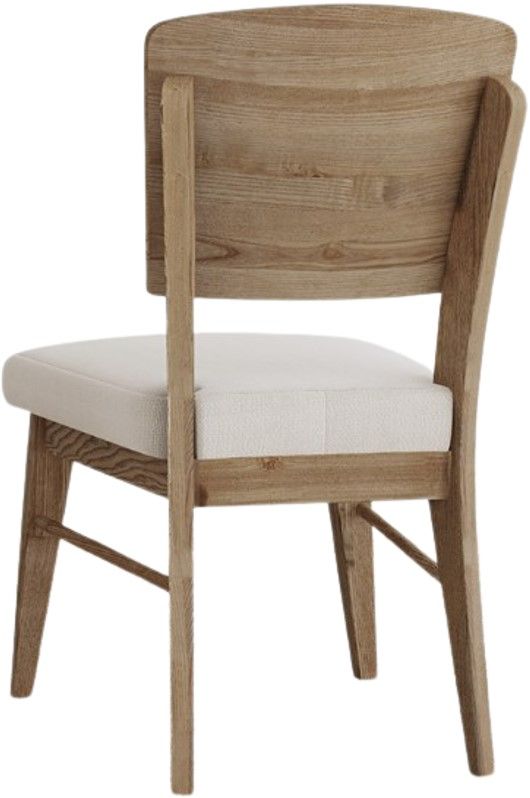 A-America® Barbossa Dark Caramel Dining Table and SixBeige/Dark Caramel Upholstered Dining Side Chair-3