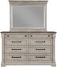 Holland House Furniture Woodbridge Light Grey Mirror-2
