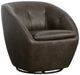 Flexsteel® Wade Brown Swivel Chair-0