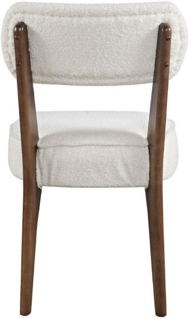 Jofran Inc. Urban Archive Wes Walnut/White Dining Side Chair-3
