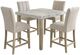 Signature Design by Ashley® Larawyn 5-Piece Bisque Counter Height Dining Set-0