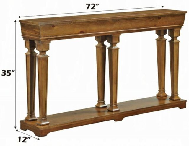 ACME Furniture Garrison Oak 72" Console Table-2