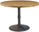 Nest Home Collections Sadie Light Natural 48" Round Counter Table with Iron Base-0
