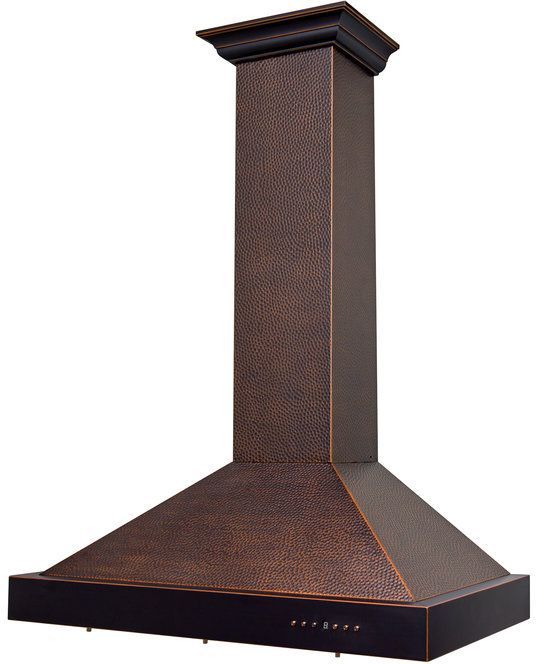 ZLINE Designer Series 36" Hand-Hammered Copper Wall Mount Range Hood-0