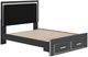 Signature Design by Ashley® Zuraleus Black Queen Upholstered Storage Panel Bed-0